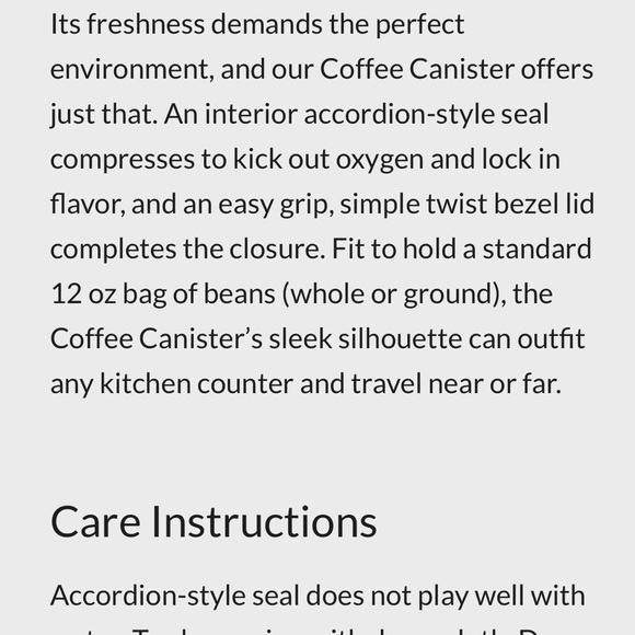 MIIR  Brand New White vacuum sealed “DECAF” canister - Picture 4 of 5